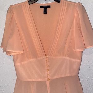 Forever 21 Peach Blouse